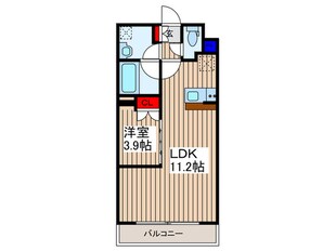 Ｉｍｐｌｅｏｓ和光ｅａｓｔの物件間取画像